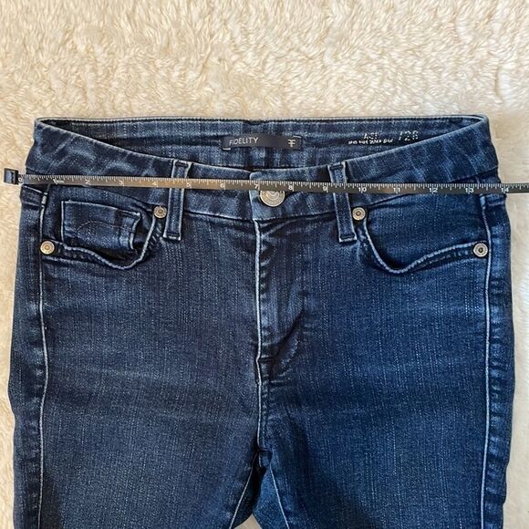 𝅺Fidelity Ace Skinny Jeans Gonna Dark Acid Size 28 - Picture 7 of 10